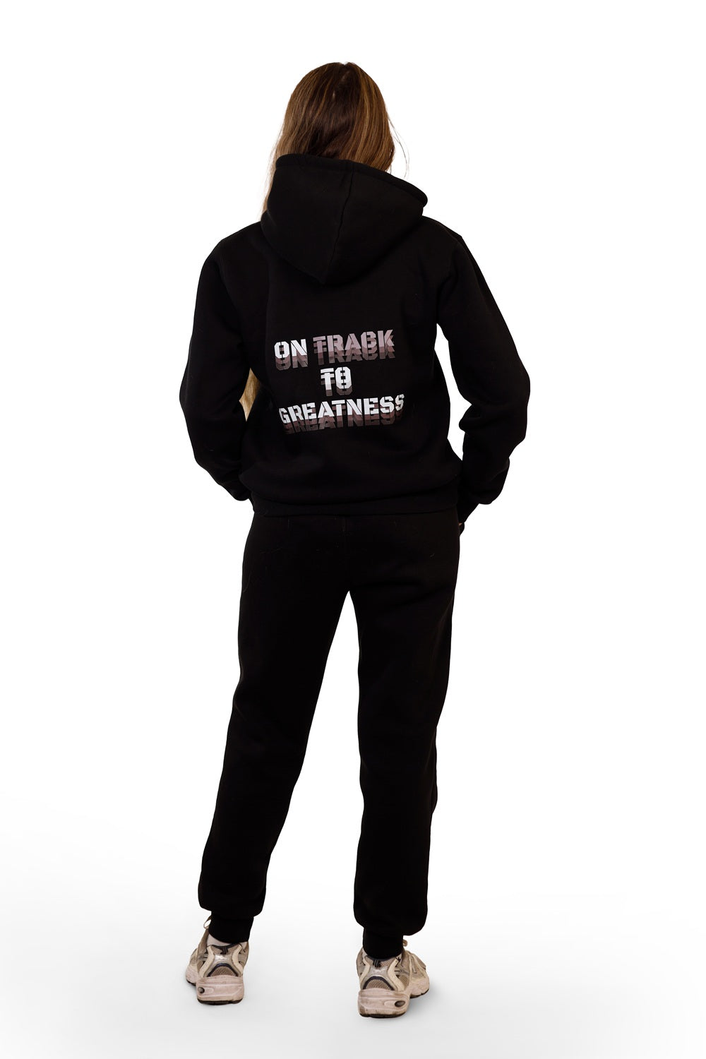 8Track Fit Black Hoodie