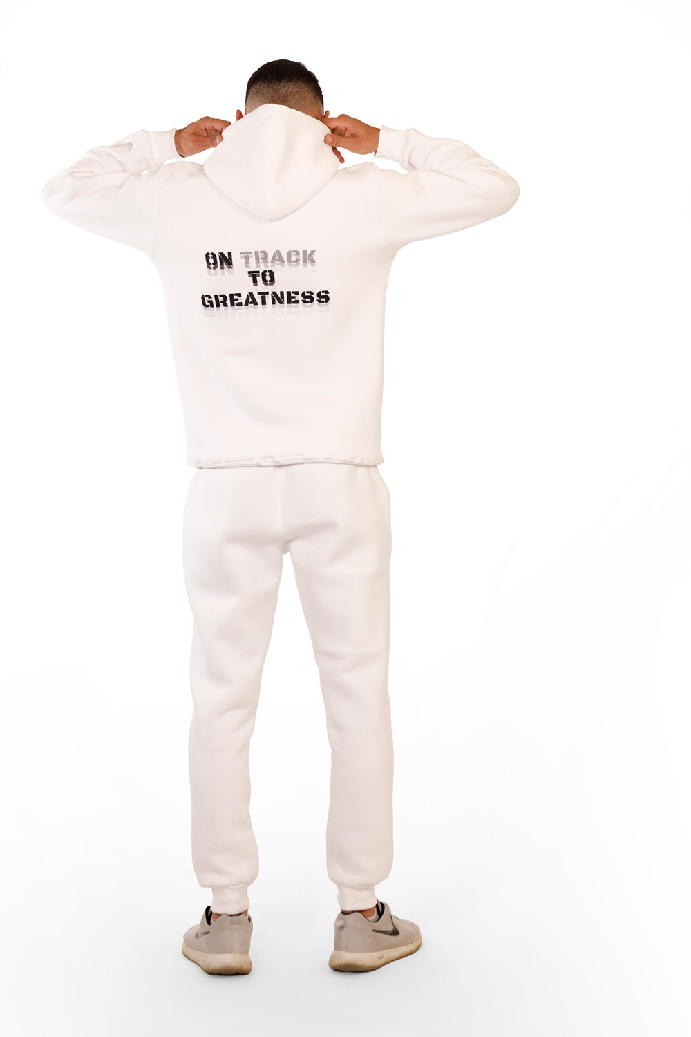 8Track Fit White Sweatpant